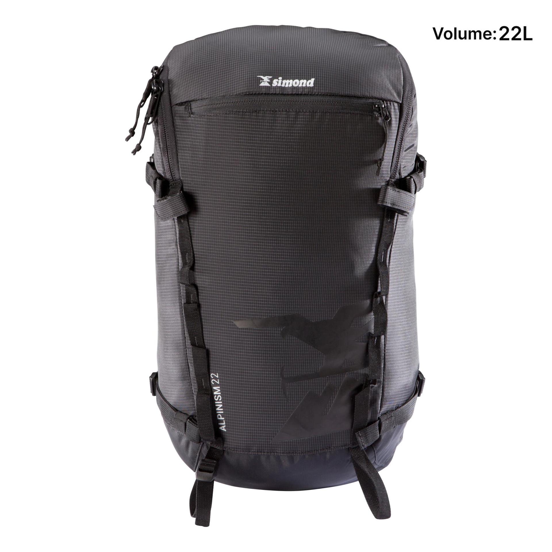 backpack 22l simond for hiking/climbing/mountaineering/skiing/snowboarding