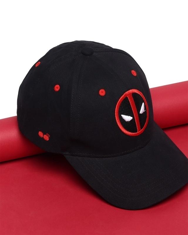 unisex black deadpool baseball cap