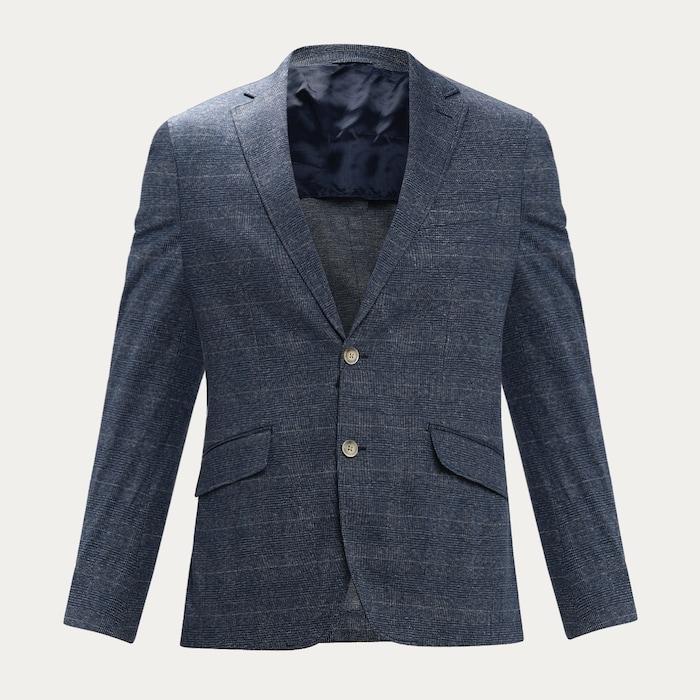 dark blue casual jacket