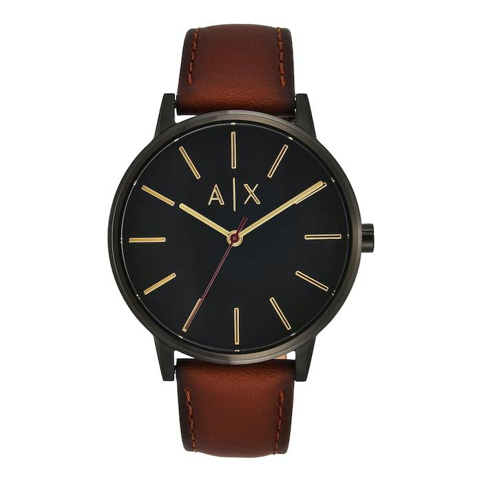 armani exchange brown watch ax2706