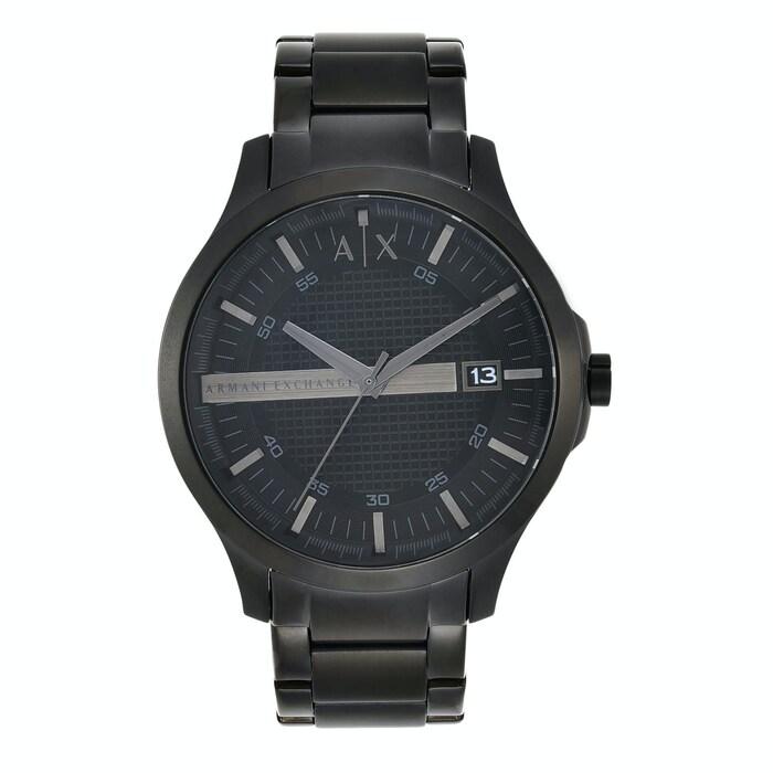 armani exchange black watch ax2104