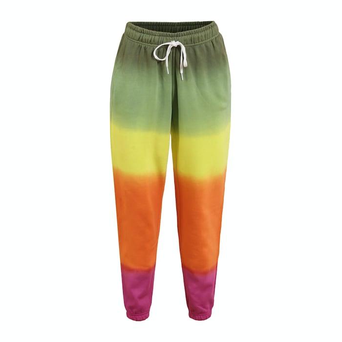 women multicoloured ombre joggers