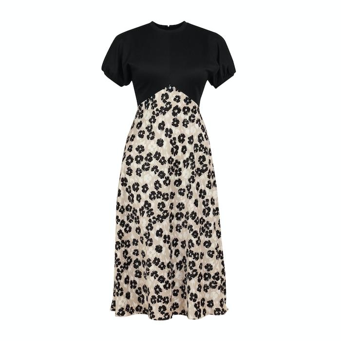 women black printed skirt midi dress