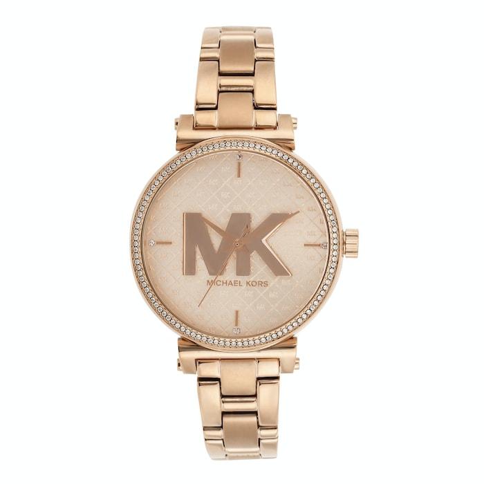 michael kors sofie rose gold watch mk4335