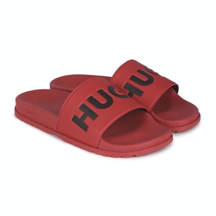 men red hugo branding sliders