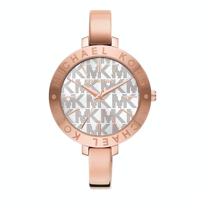 women jaryn rose gold watch mk4623