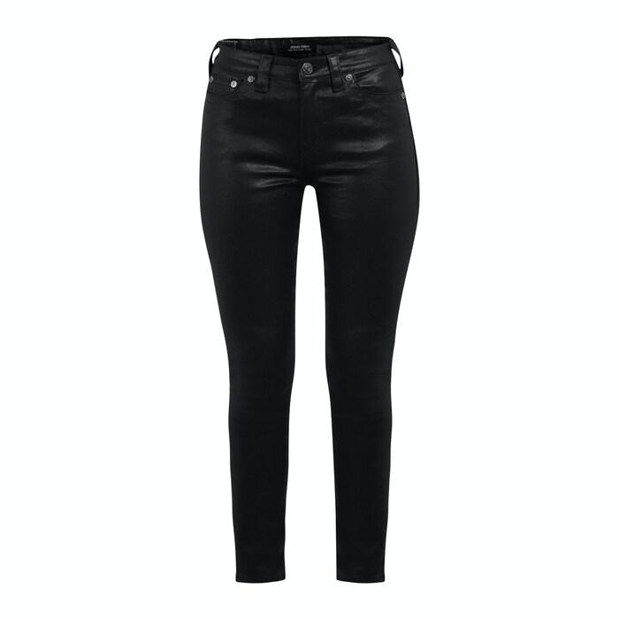 women black clean curvy skinny jeans