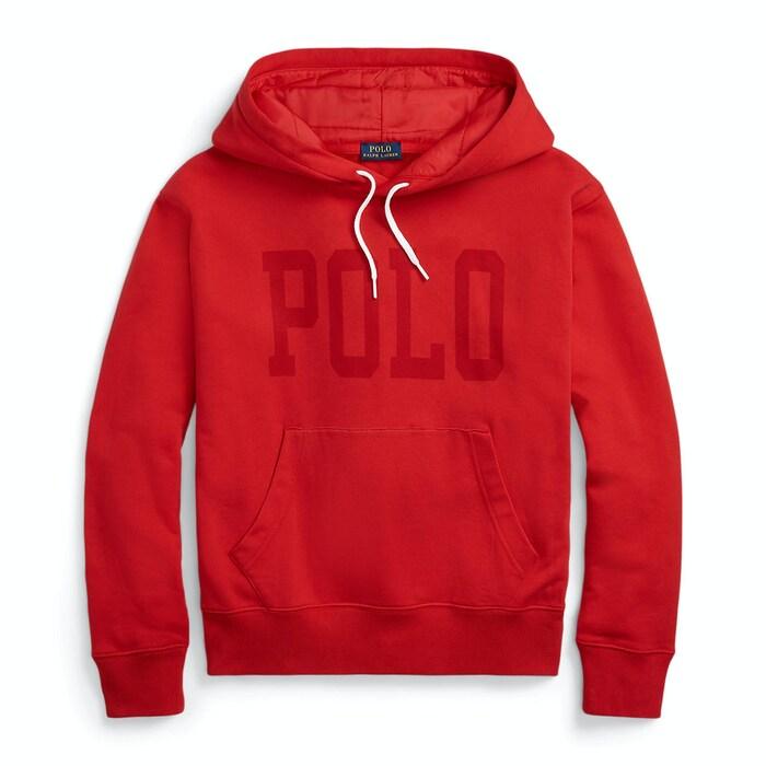 women red logo french terry hoodie