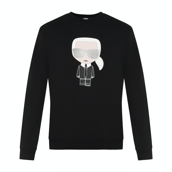 men black big doll logo sweatshirt