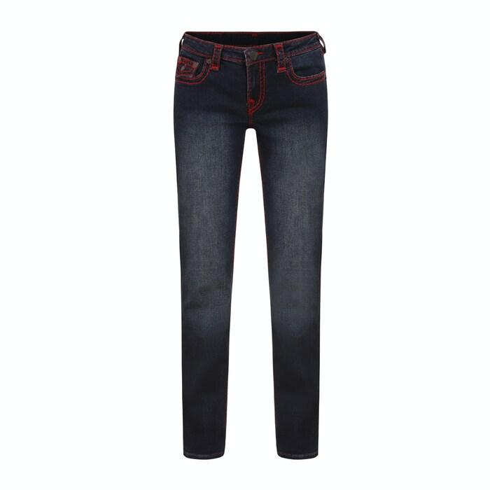 women dark wash billie super t denim jeans