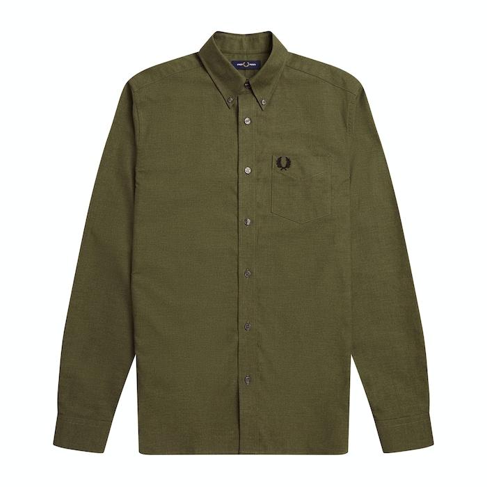 men green oxford casual shirt