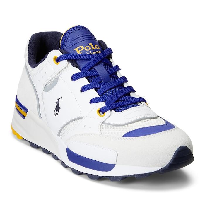 men white side logo casual shoes