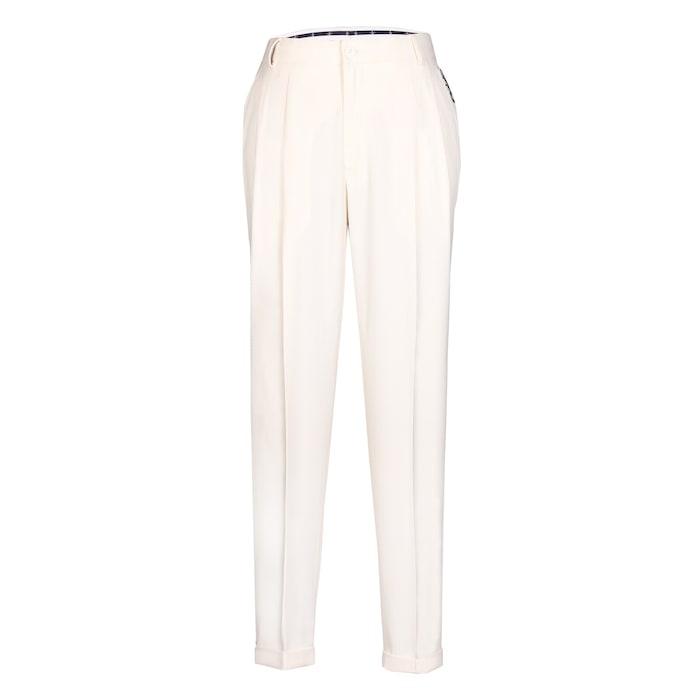 men offwhite sncc wide leg trousers