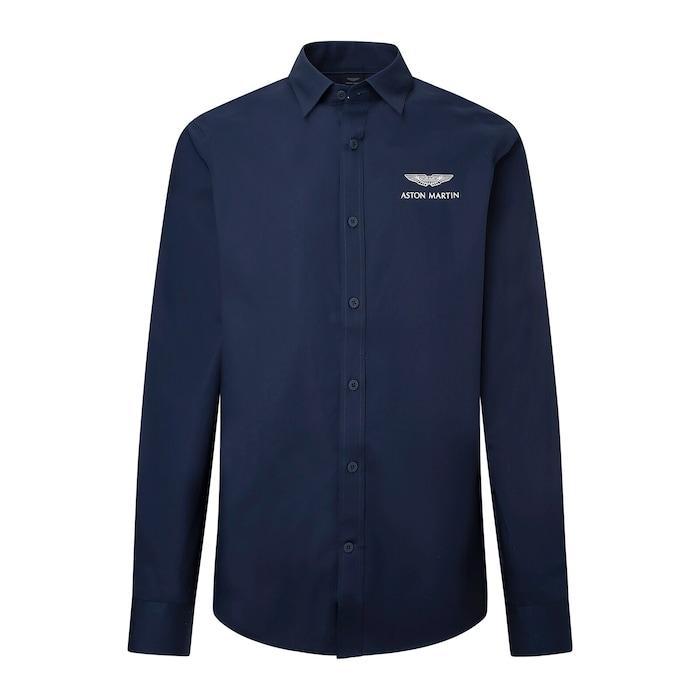 men navy amr slim fit shirt