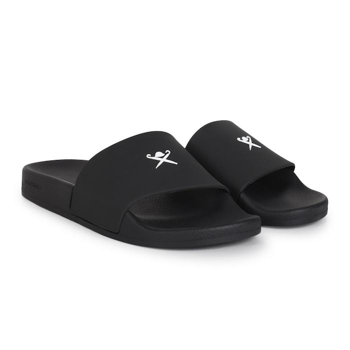 men black logo sliders