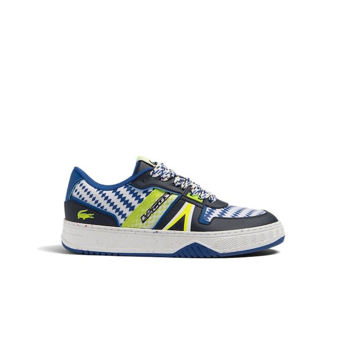 men blue l001 leather premium execution trainers