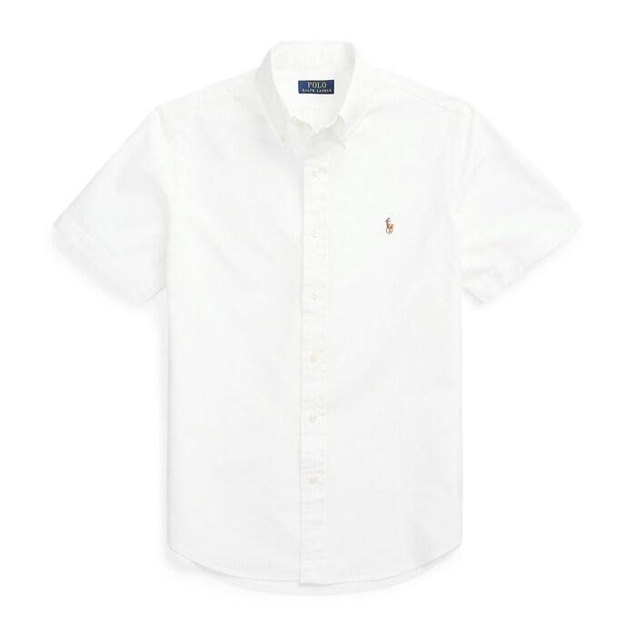 men white custom fit oxford shirt