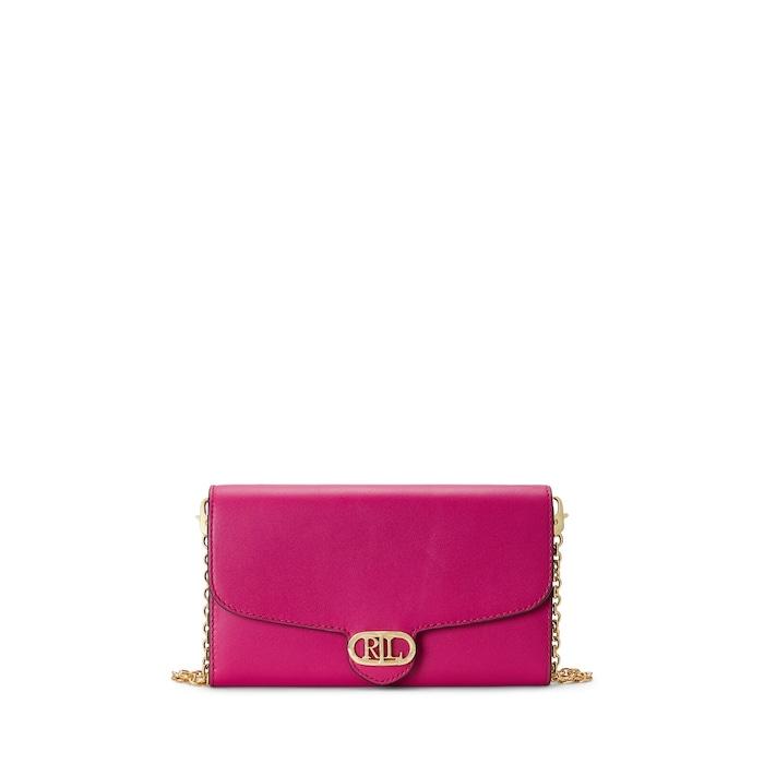 women fuschia leather medium adair crossbody