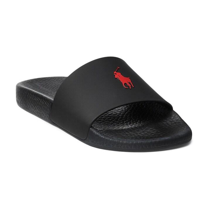 men black signature pony slide