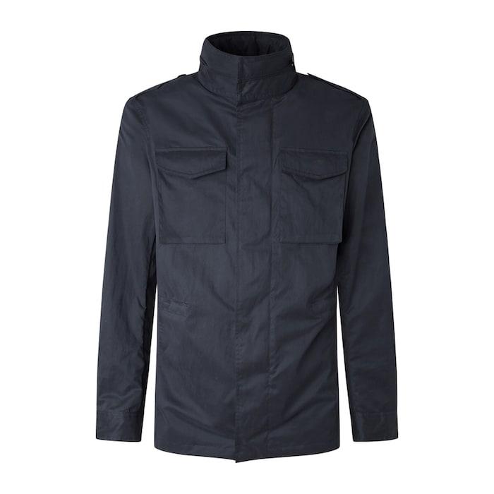 men navy field jacket