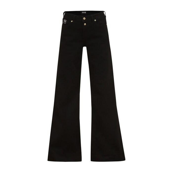 women black plain kickboot jeans