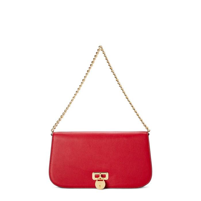 women red leather medium tanner shoulder bag