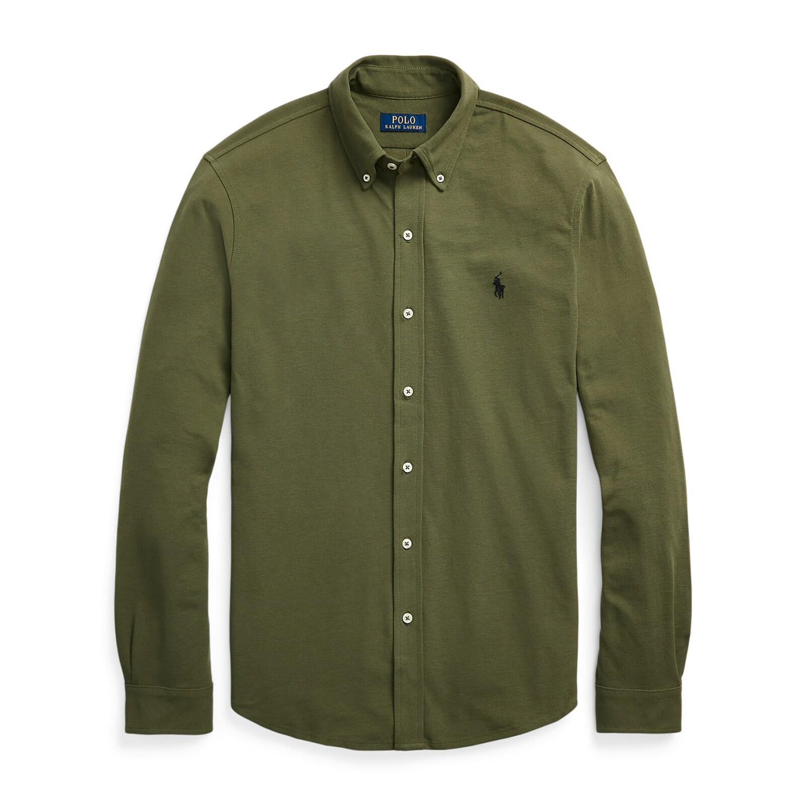 men green featherweight mesh shirt