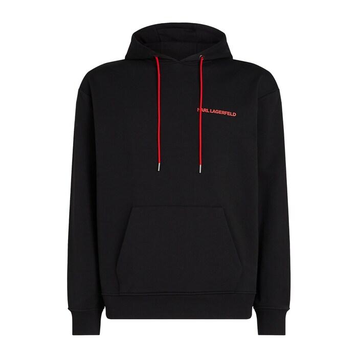 men black ikonik lunar new year hoodie