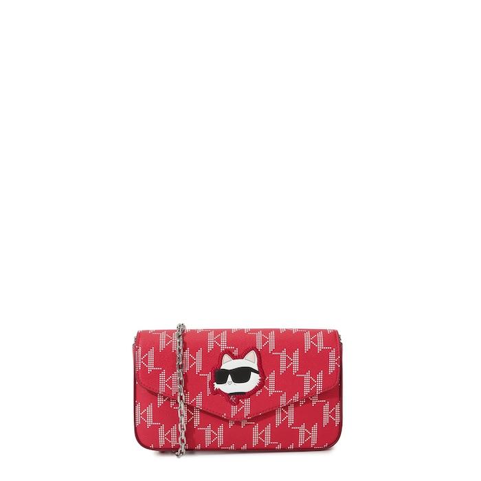 women red k/ikonik 2.0 monogram choupette crossbody bag