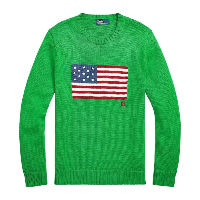 men green the iconic flag sweater