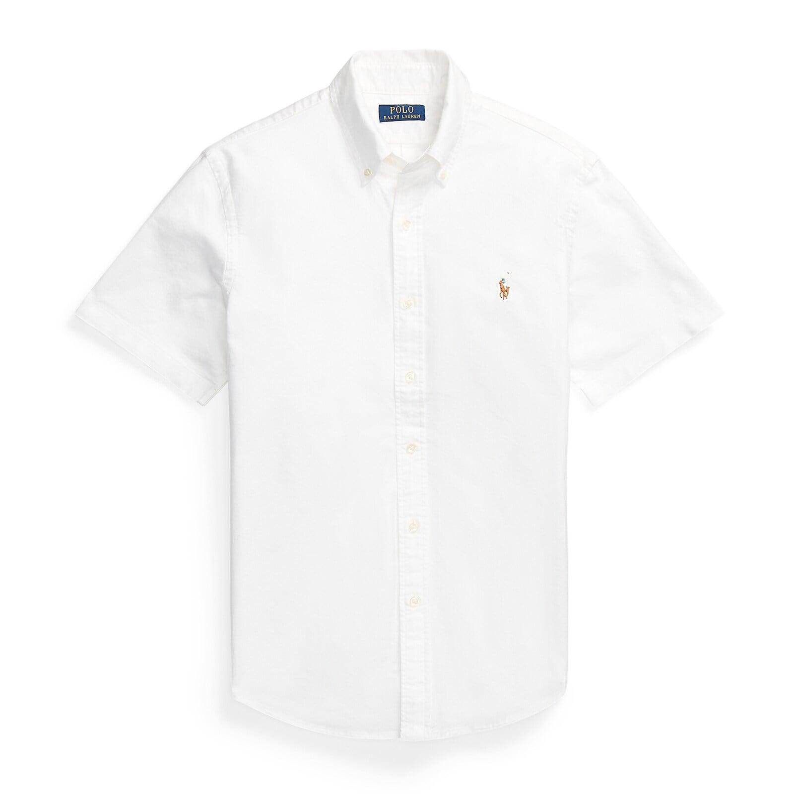 men white custom fit oxford shirt