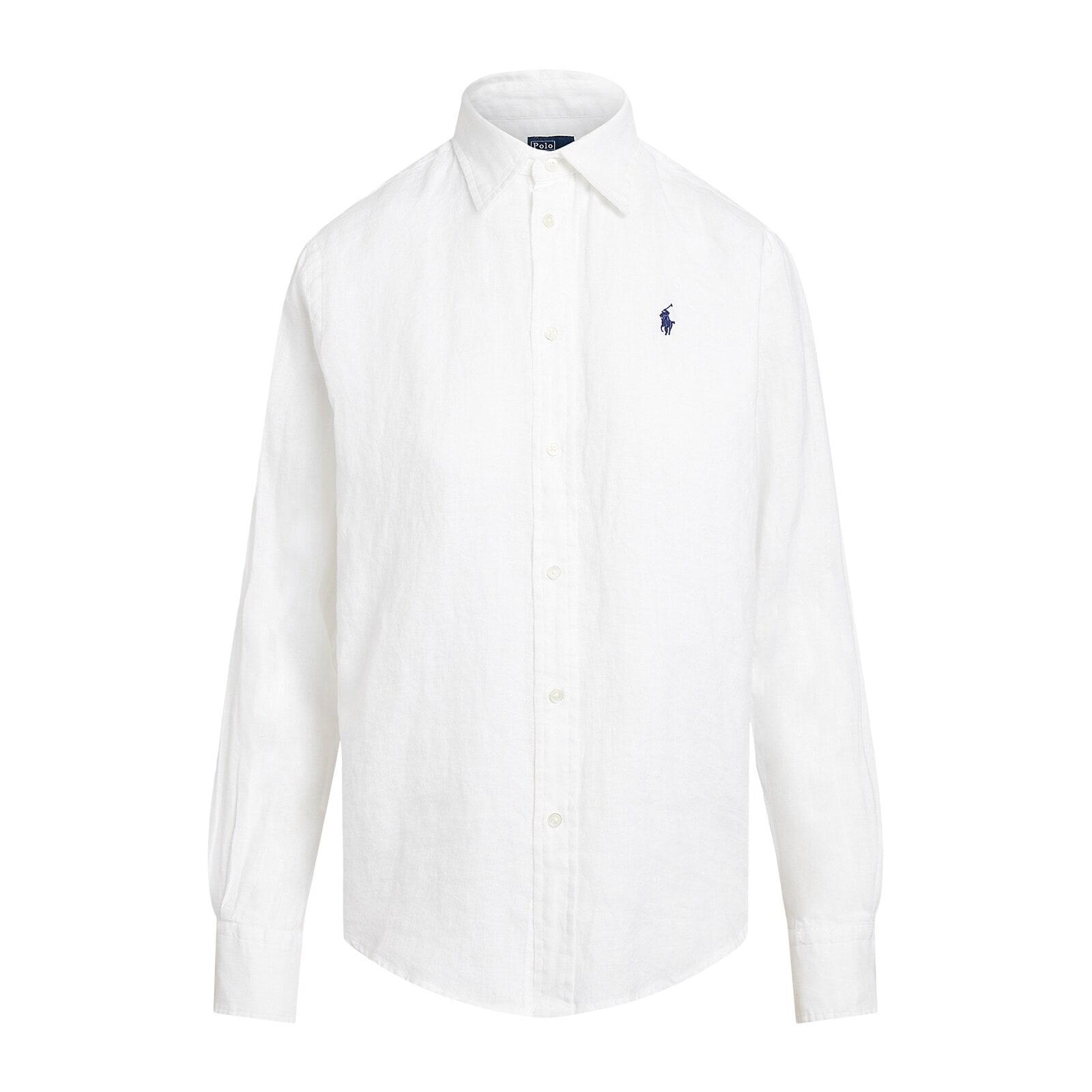 women white relaxed fit linen shirt