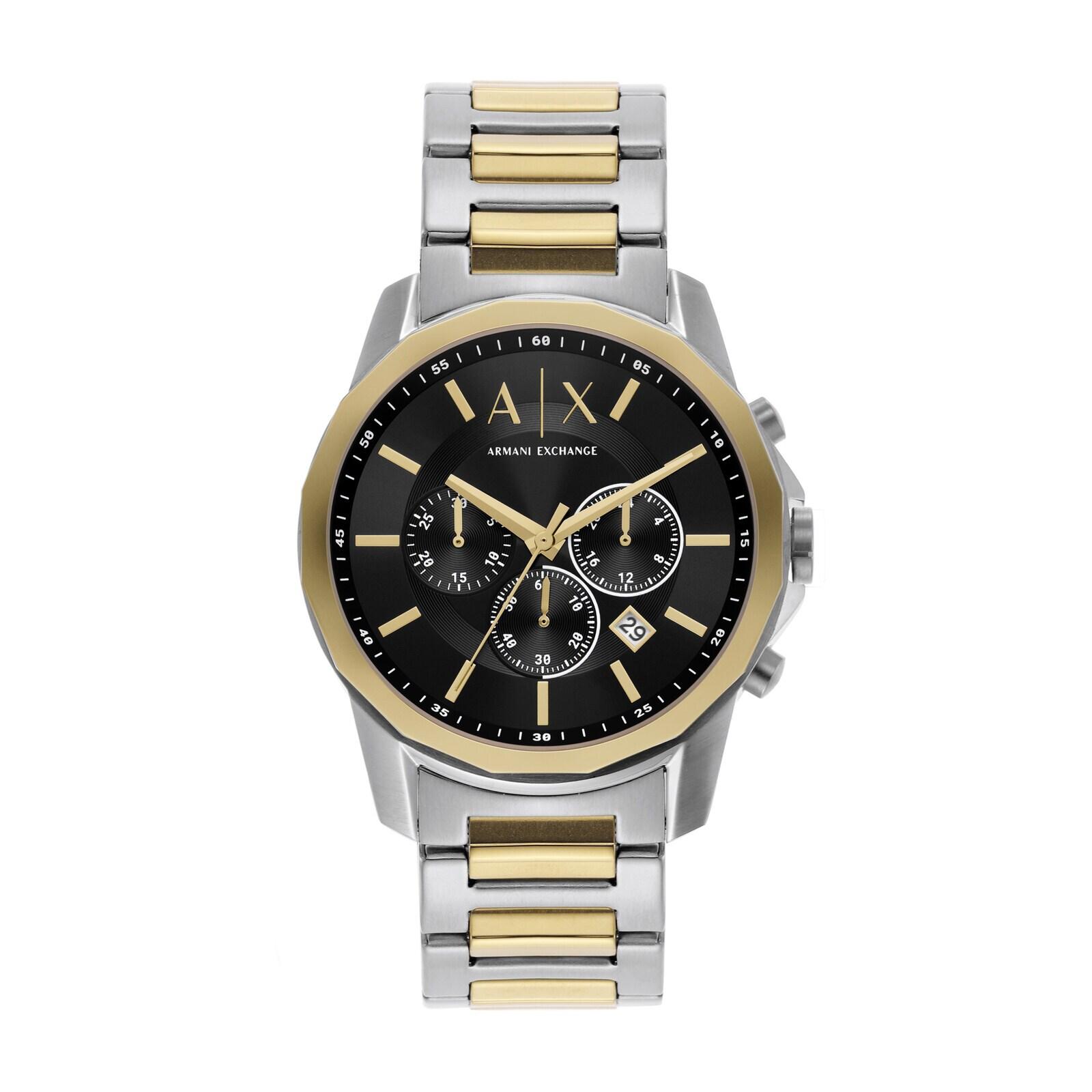 men two tone watch ax7148set