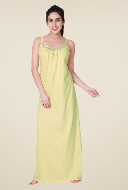 honeydew lime lace night gown