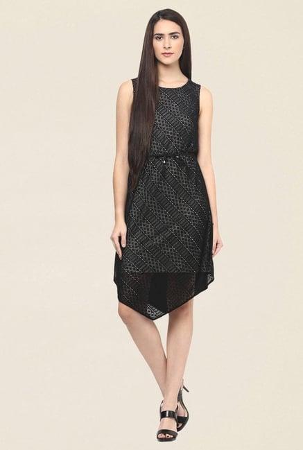 fusion beats black lace dress