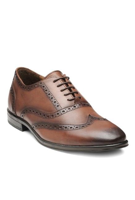 teakwood leathers wood brown oxford shoes