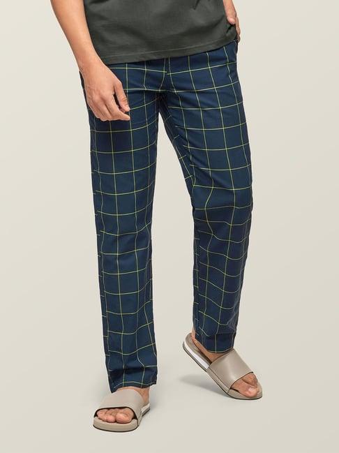 xyxx navy checks pyjama