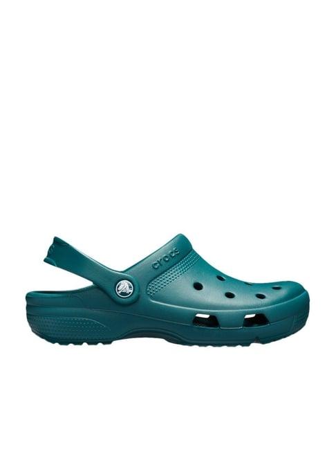 crocs unisex coast evergreen back strap clogs