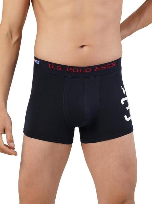 u.s. polo assn. blue regular fit trunks