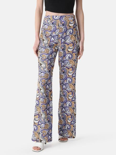 kazo printed flared pants