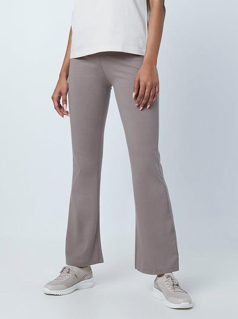 studiofit by westside taupe flared trackpants