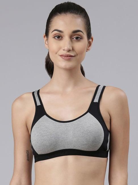 dollar missy grey cotton sports bra