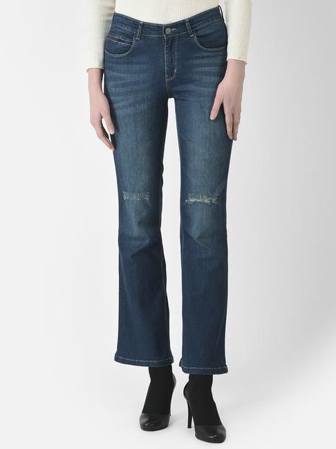 crimsoune club blue mid rise jeans