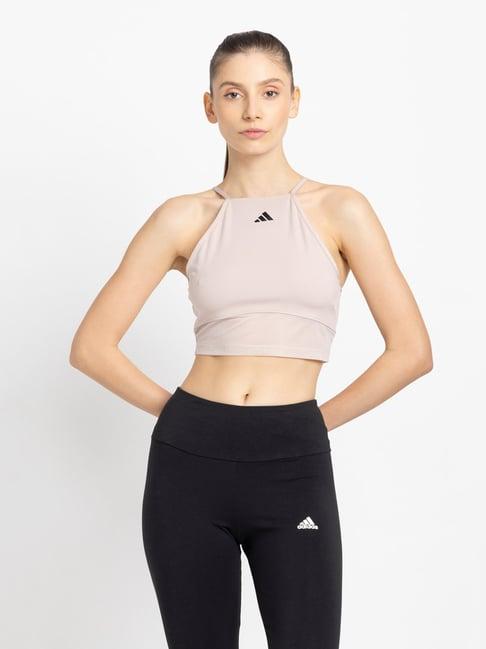 adidas dusty pink crop top