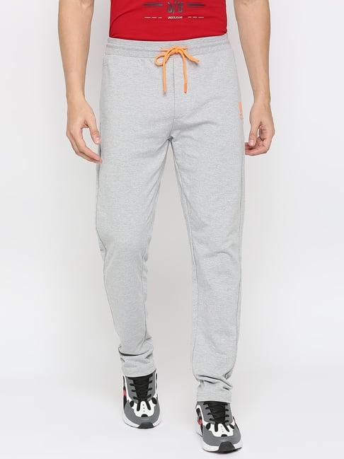 underjeans by spykar grey regular fit trackpants