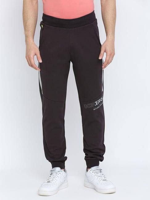 underjeans by spykar grey regular fit trackpants