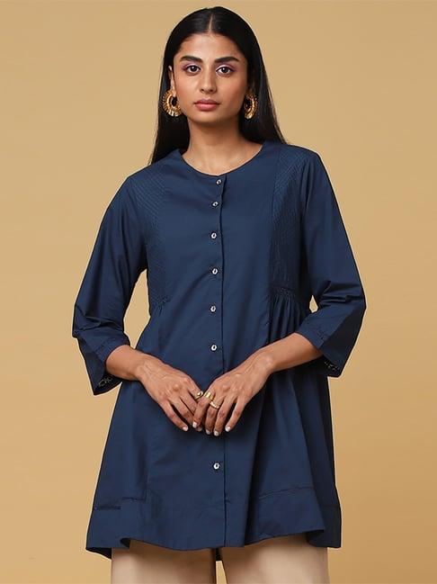 marigold lane navy regular fit tunic