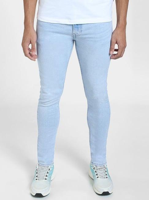 jack & jones light blue skinny fit jeans