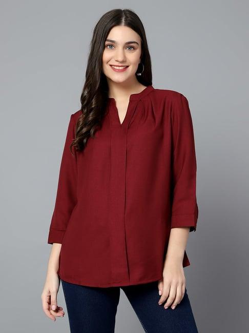 cantabil maroon top