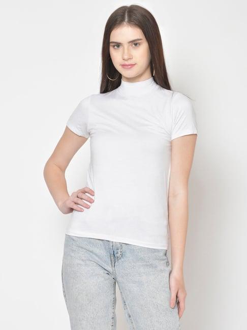 cation white t-shirt